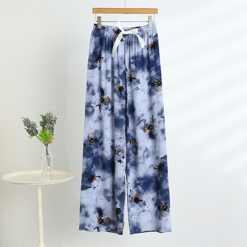 Blue Tie-Dye Tank & Pants Pajama Set - image 5