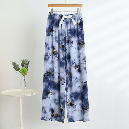 Blue Tie-Dye Tank & Pants Pajama Set - image 5