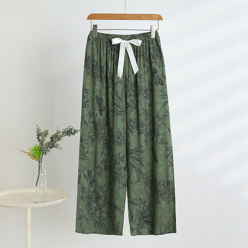 Green Botanical Butterfly Tank & Pants Pajamas - image 4