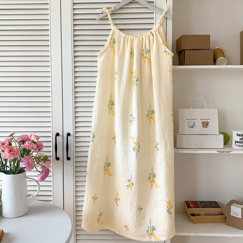 Country Style Floral Camisole Nightgown - image 2