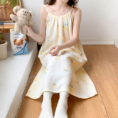 Country Style Floral Camisole Nightgown - image 4