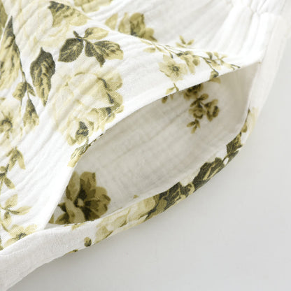 Vintage Peony Cotton Gauze Pajama Set - image 3