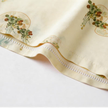 Fresh Oriental Pattern Pajama Set - image 5