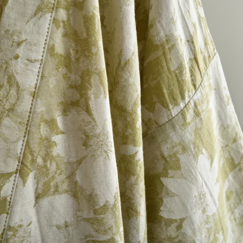 Elegant Floral Kimono Cotton Gauze Robe - image 15