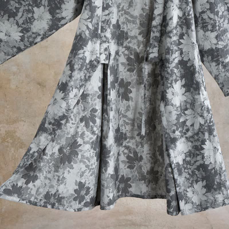 Elegant Floral Kimono Cotton Gauze Robe - image 20