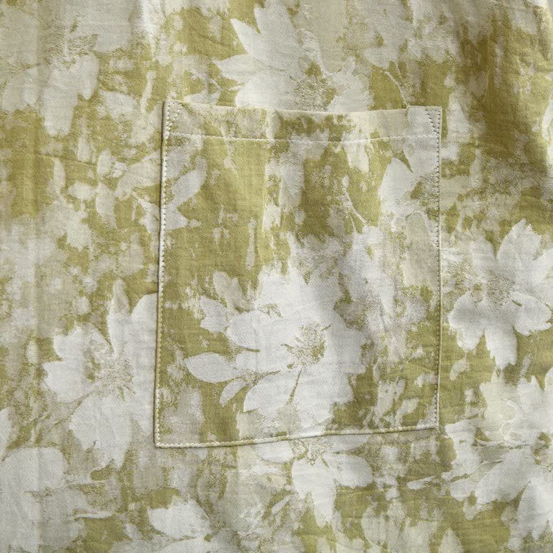 Elegant Floral Kimono Cotton Gauze Robe - image 14