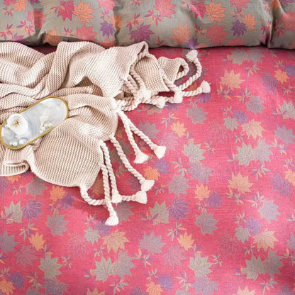 Rustic Maple Leaf Cotton Bedding Set(4PCS) - image 5