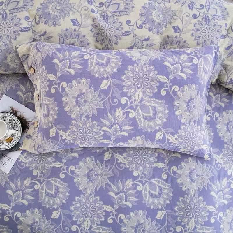 Ethnic Floral Cotton Gauze Bedding Set(4PCS) - image 3