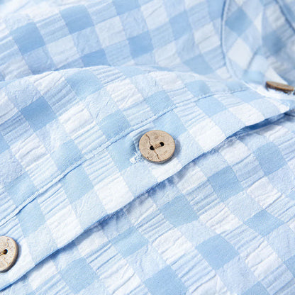 Classic Plaid Pure Cotton Nightgown - image 12