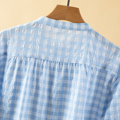 Classic Plaid Pure Cotton Nightgown - image 10