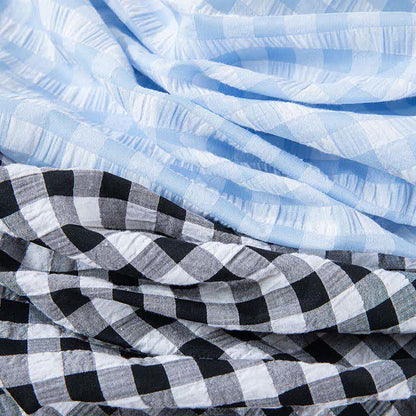 Classic Plaid Pure Cotton Nightgown - image 4