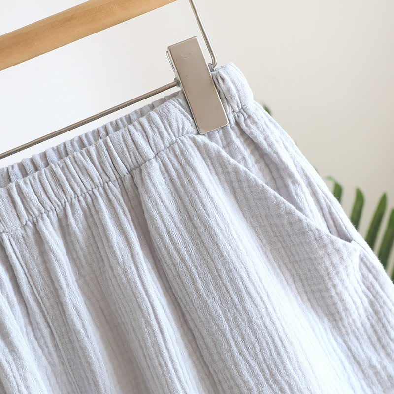 Cotton Double Gauze Tank Top & Shorts Set - image 7