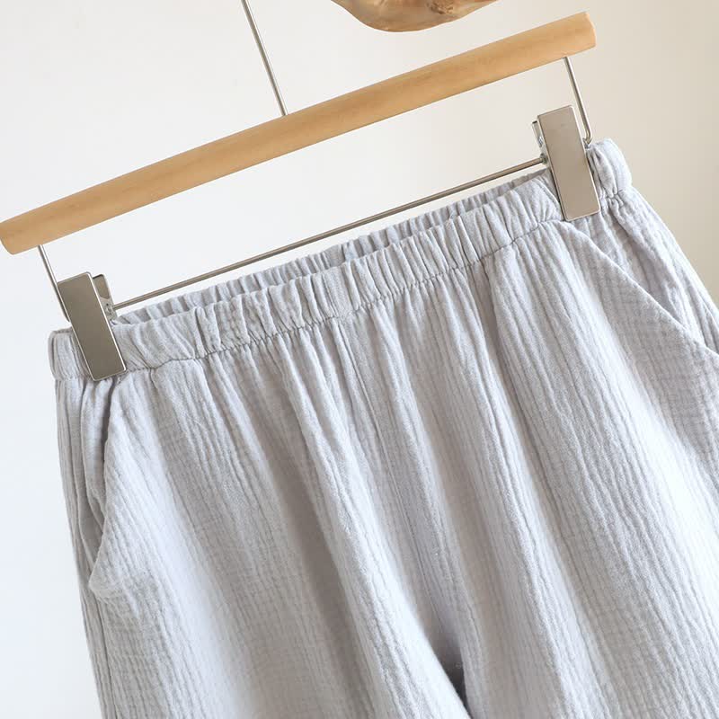 Cotton Double Gauze Tank Top & Shorts Set - image 6