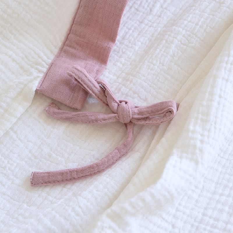 Japanese-Style Cotton Gauze Short Sleeve Pajama Set - image 10