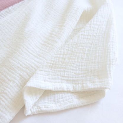 Japanese-Style Cotton Gauze Short Sleeve Pajama Set - image 11