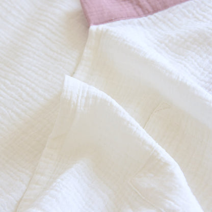 Japanese-Style Cotton Gauze Short Sleeve Pajama Set - image 13