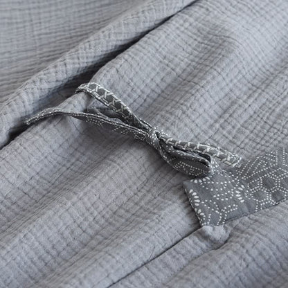Ethnic Style Cotton Gauze Kimono Pajamas - image 8