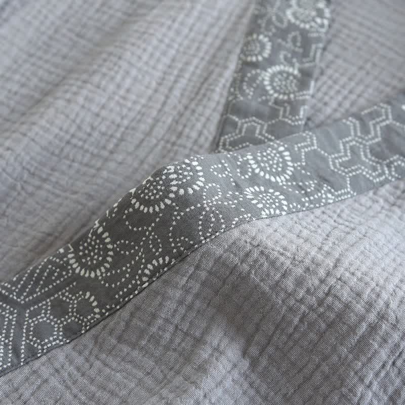 Ethnic Style Cotton Gauze Kimono Pajamas - image 5