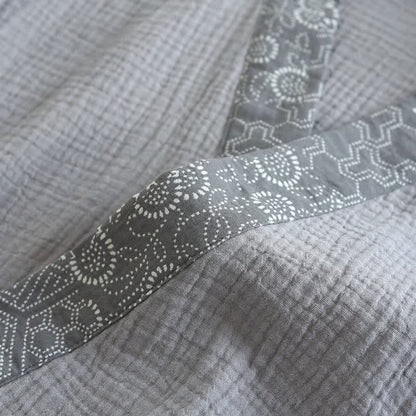 Ethnic Style Cotton Gauze Kimono Pajamas - image 5