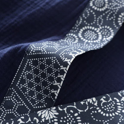 Ethnic Style Cotton Gauze Kimono Robe - image 4
