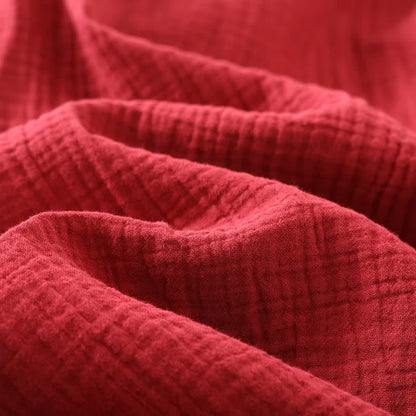 Classic Cotton Gauze Robe with Decorative Trim - image 9