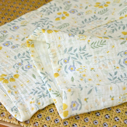 Tulip & Leaf Cotton Gauze Pajama Set - image 9