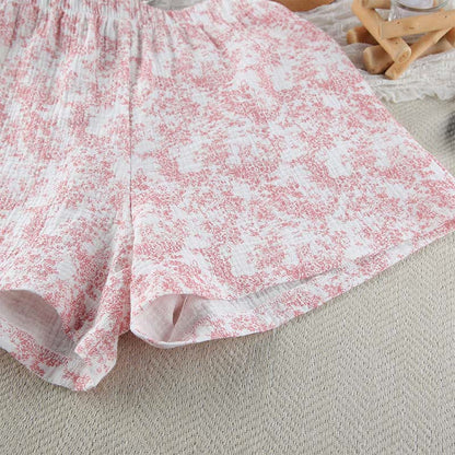 Abstract Art Style Cotton Pajama Set - image 13