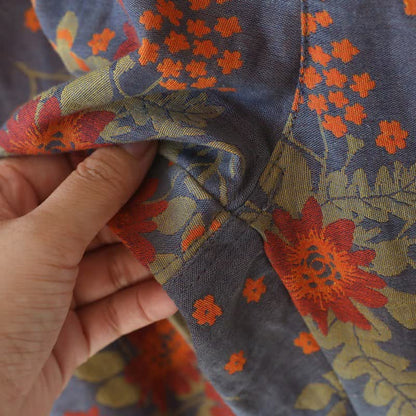 Vintage-Inspired Floral Cotton Gauze Pajamas - image 10