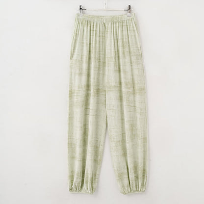 Artistic Watercolor-Inspired Cotton Camisole & Pants Sleepwear - image 14