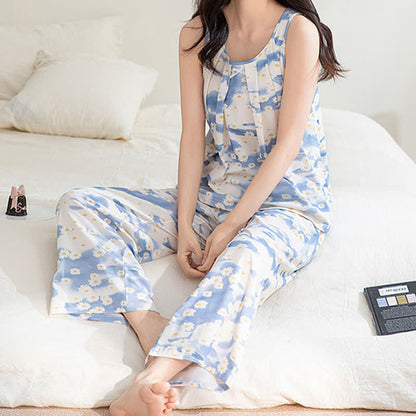 Daisy Cotton Tank & Pants Sleepwear - image 2