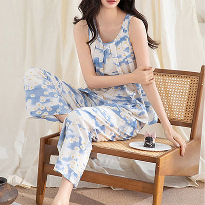 Daisy Cotton Tank & Pants Sleepwear - image 4
