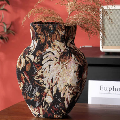 Handcrafted Soft-Texture Floral Decorative Vase - image 5