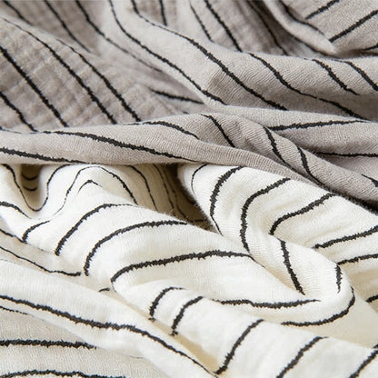 Minimalist Striped Cotton Sleeveless Pajama Set - image 5