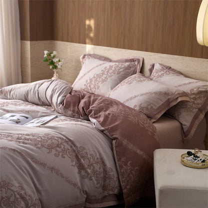 Vintage Pink Cotton Double Gauze Bedding(4PCS) - image 4