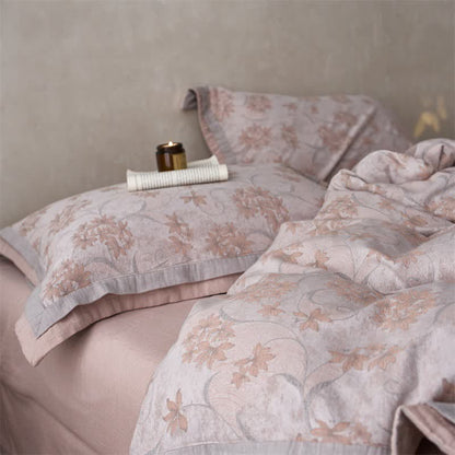 Elegant Floral Cotton Double Gauze Bedding(4PCS) - image 23