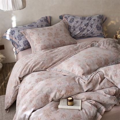 Elegant Floral Cotton Double Gauze Bedding(4PCS) - image 18