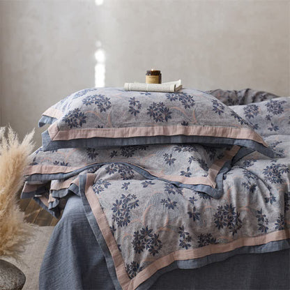 Elegant Floral Cotton Double Gauze Bedding(4PCS) - image 5