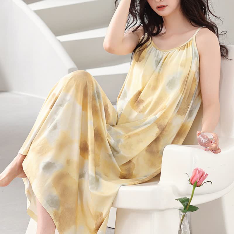 Artistic Ink Wash Camisole Nightgown - image 1