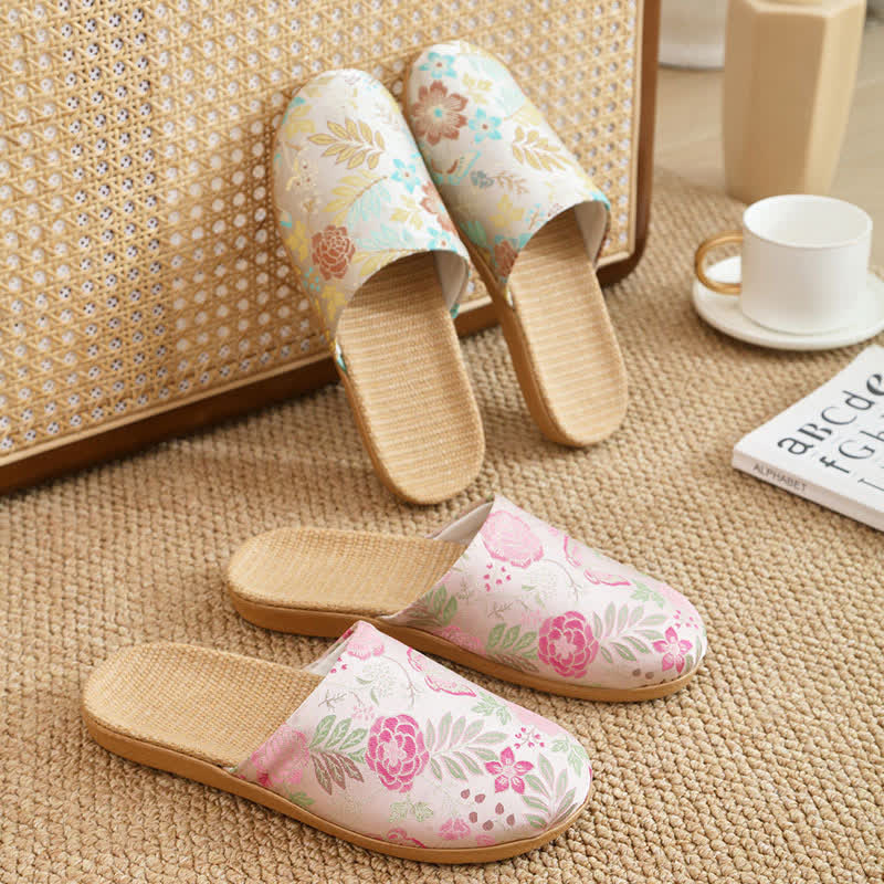 Refresh Floral Closed-Toe House Shoes - image 5