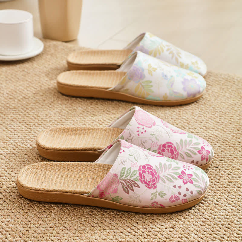 Refresh Floral Closed-Toe House Shoes - image 3