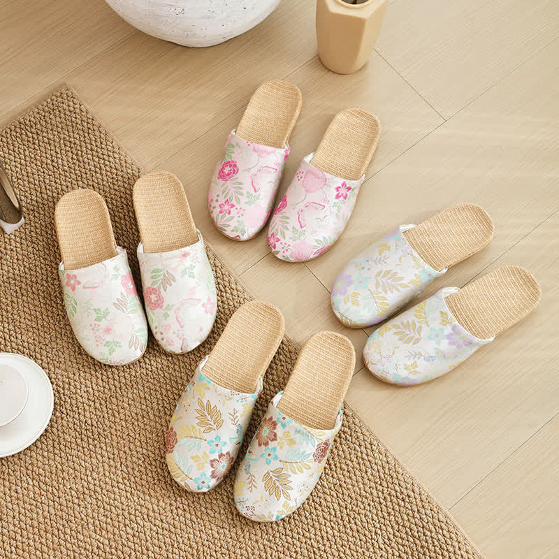 Refresh Floral Closed-Toe House Shoes - image 1