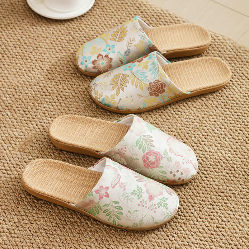 Refresh Floral Closed-Toe House Shoes - image 4