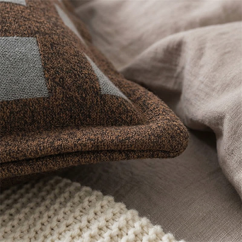 Modern Jacquard Cotton Pillowcases(2PCS) - image 1