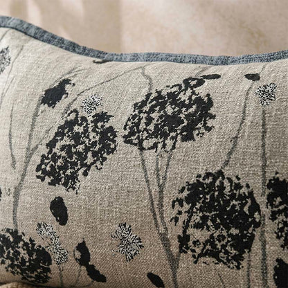 Cotton Jacquard Floral Button Pillowcases (2PCS) - image 1