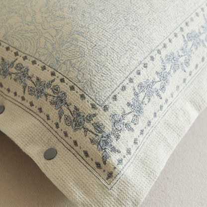 French Floral Cotton Linen Pillowcases (2PCS) - image 1