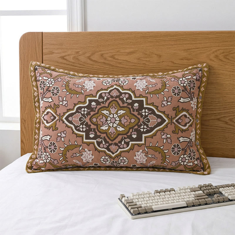 Bohemian Jacquard Button Pillowcases (2PCS) - image 1