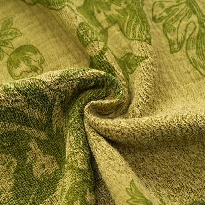 Vintage Floral Bird Cami & Shorts Pajamas - image 8