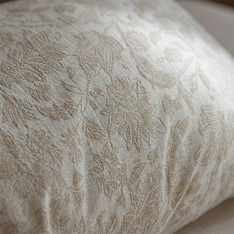 Ownkoti Floral Jacquard Button Pillowcases (2PCS)  - image 2