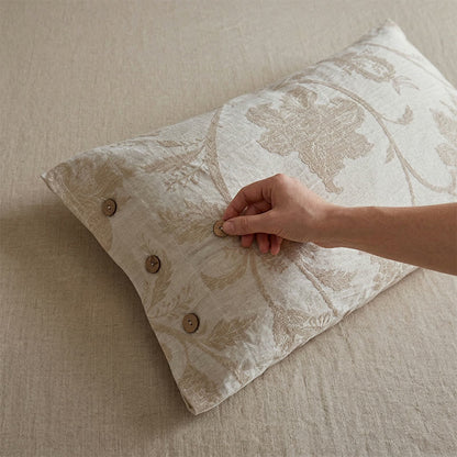 Vintage Floral Cotton Linen Pillowcases (2PCS) - image 1