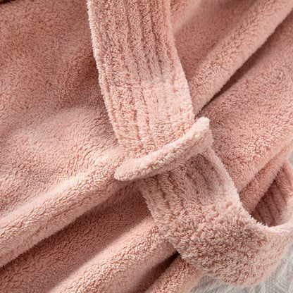 His & Hers Solid Color Absorbent Bath Robe - image 13